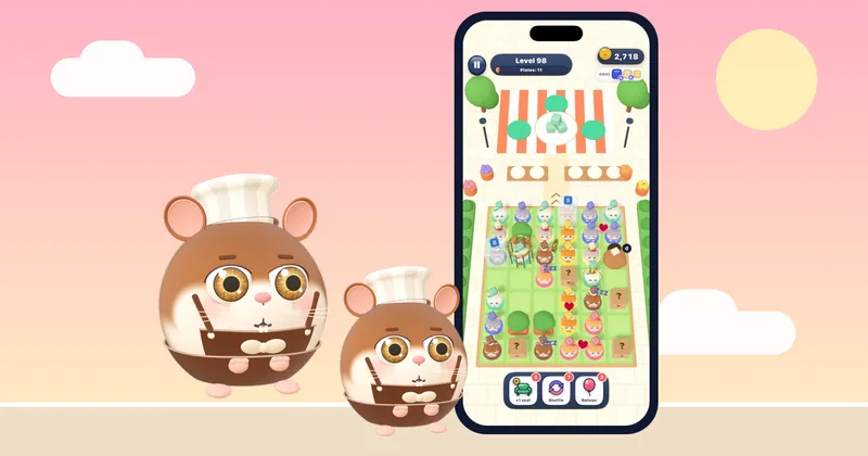 جولة قصيرة في لعبة Hamster Jam كاستراحة تركيز بين جولات العمل