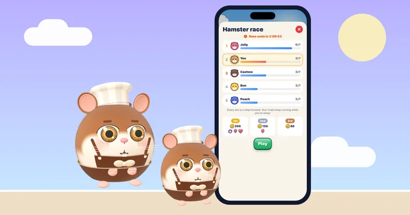 دليل مبتدئين يشرح طريقة لعب Hamster Jam لفرز الطعام خطوة خطوة