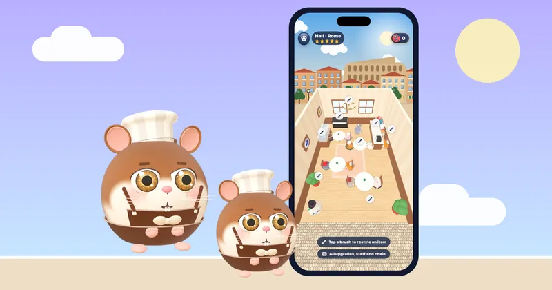 Hamster Jam gameplay, one of the best puzzle games for beginners on iPhone