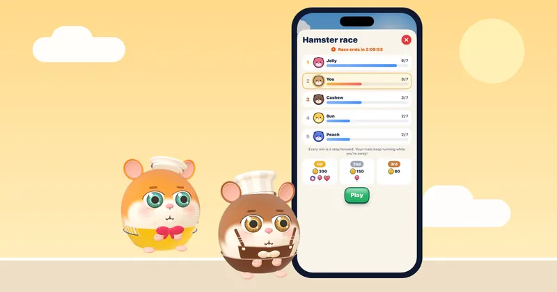 A free cozy puzzle on an iPhone, one of many ways to relax without spending money